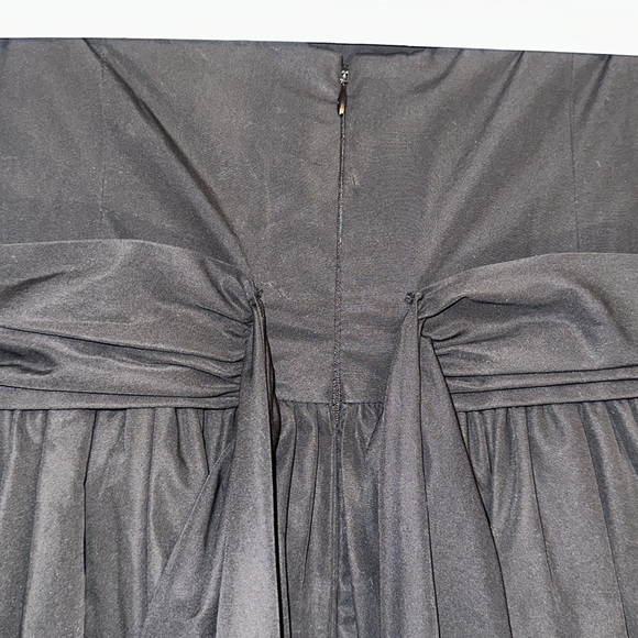 🧡 J crew A line princess sleeveless black formal dress /ballgown w/pockets sz 8 - Picture 5 of 9